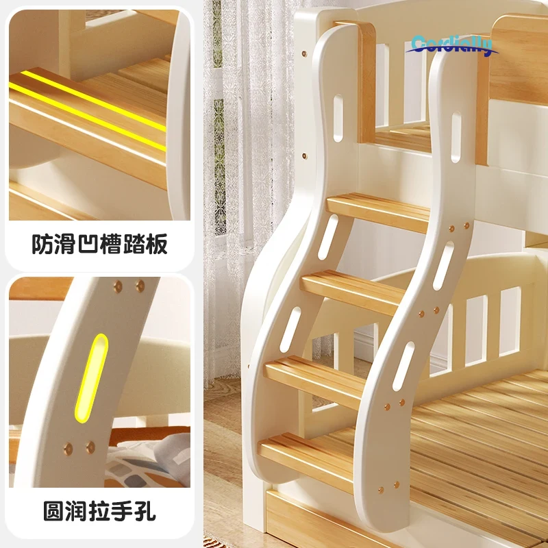 Loft Double Bed With Stairs Fr - King Size Bed Frame With Storage Drawers ulasan dan harga