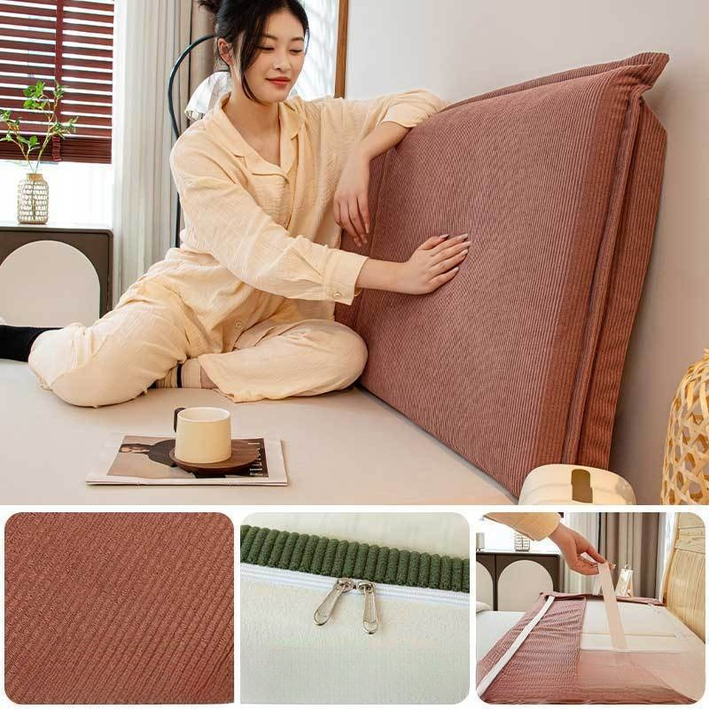 Corduroy Bed Backrest Cushion  - Headboard Cushion Backrest Tatami ulasan dan harga