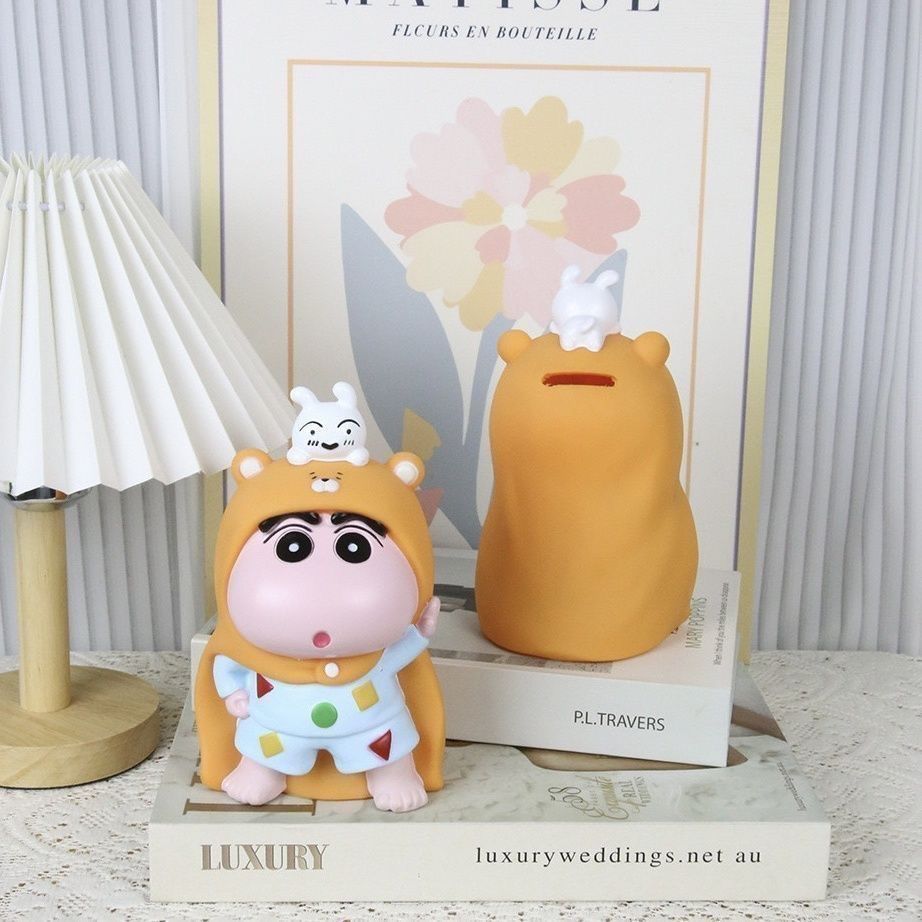 Cloak Shin-Chan Piggy Bank Dor - Bedroom Furniture ulasan dan harga