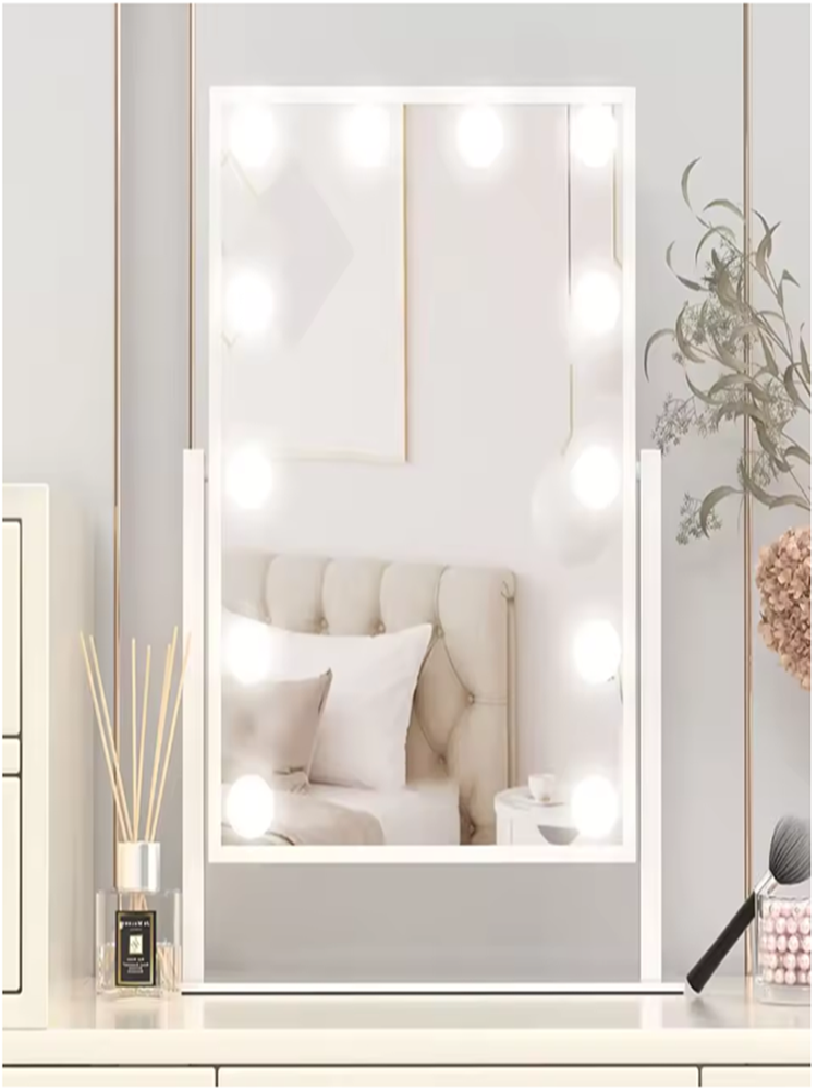 Detachable LED Vanity Mirror B - Dressing Table Vanity With Lighted Mirror ulasan dan harga