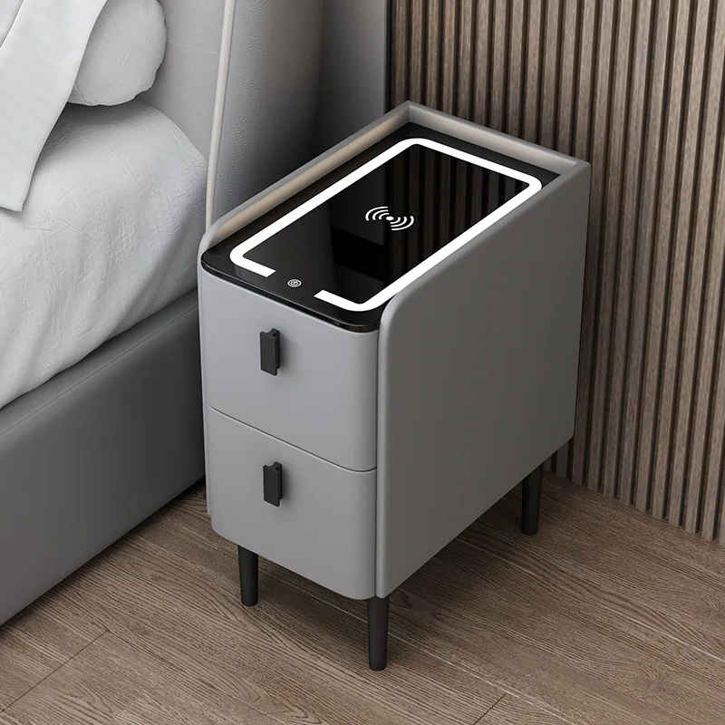 Nordic Style Wooded Bedside Ta - Solid Wood Nightstand 2 Drawers ulasan dan harga