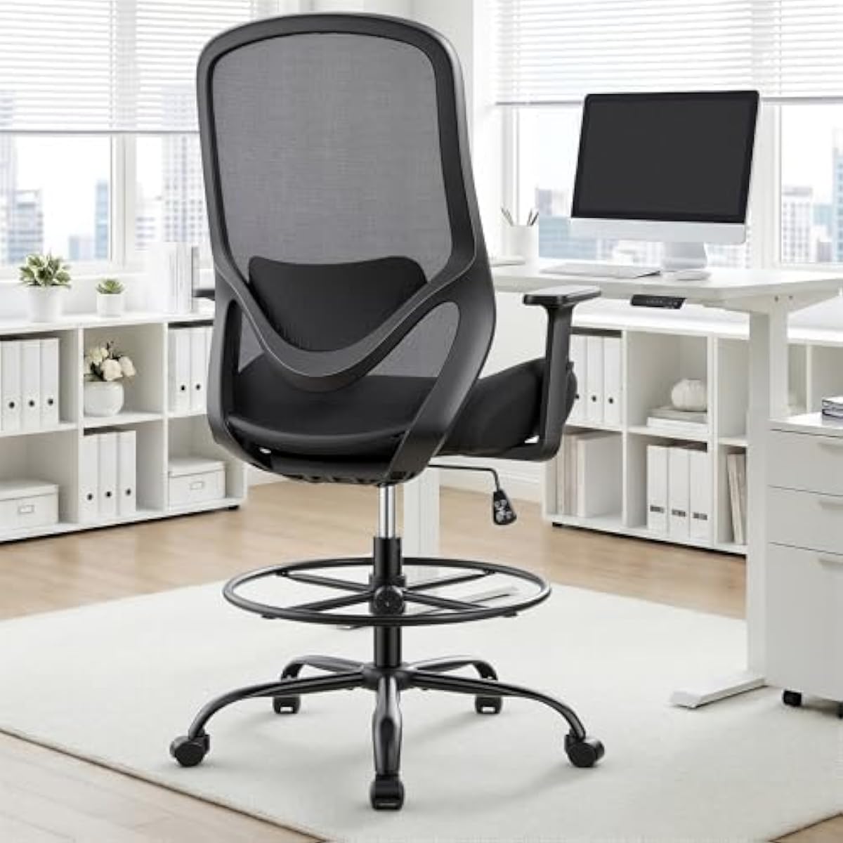 Ergonomic Tall Drafting Chair  - Chairs ulasan dan harga