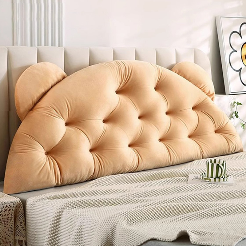 Bear Ear Headboard Backrest Cu - Headboard Cushion Backrest Tatami ulasan dan harga