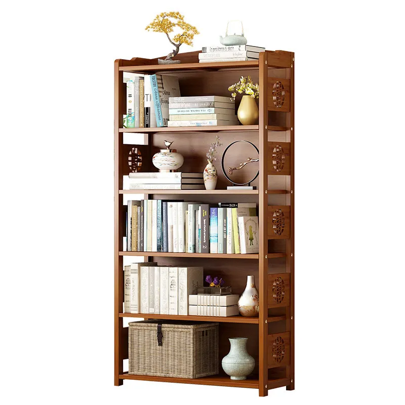 Solid Wood Bookshelf Simple St - Bedroom Furniture ulasan dan harga