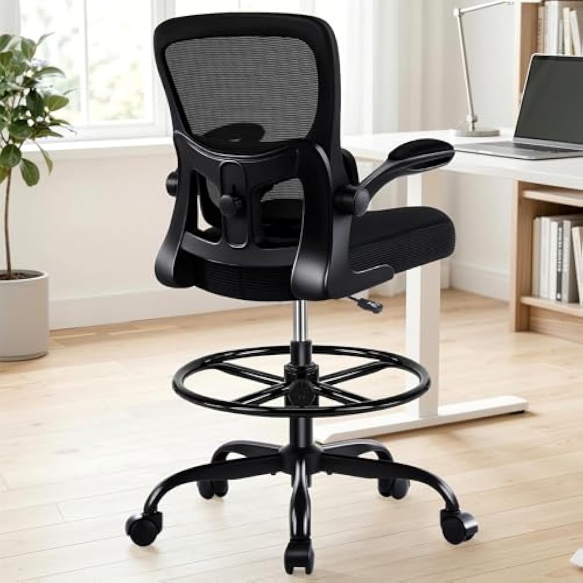 Ergonomic Drafting Chair with  - Chairs ulasan dan harga