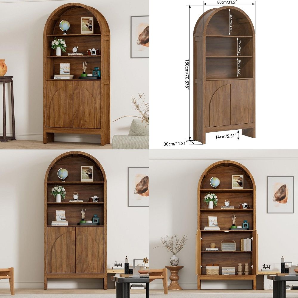 Century Arched Display Cabinet - Storage ulasan dan harga