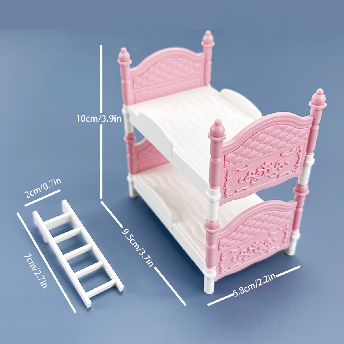 Miniature Dollhouse Double Bed - Bedroom Furniture ulasan dan harga