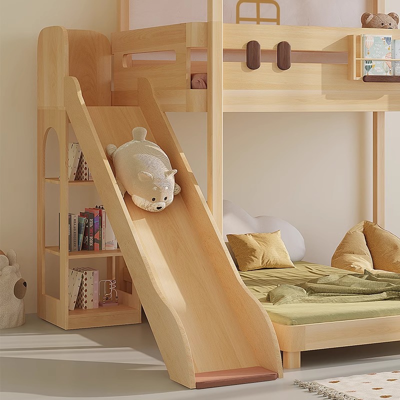 Bunk bed slide single sale chi - Bunk Bed With Stairs And Slide ulasan dan harga