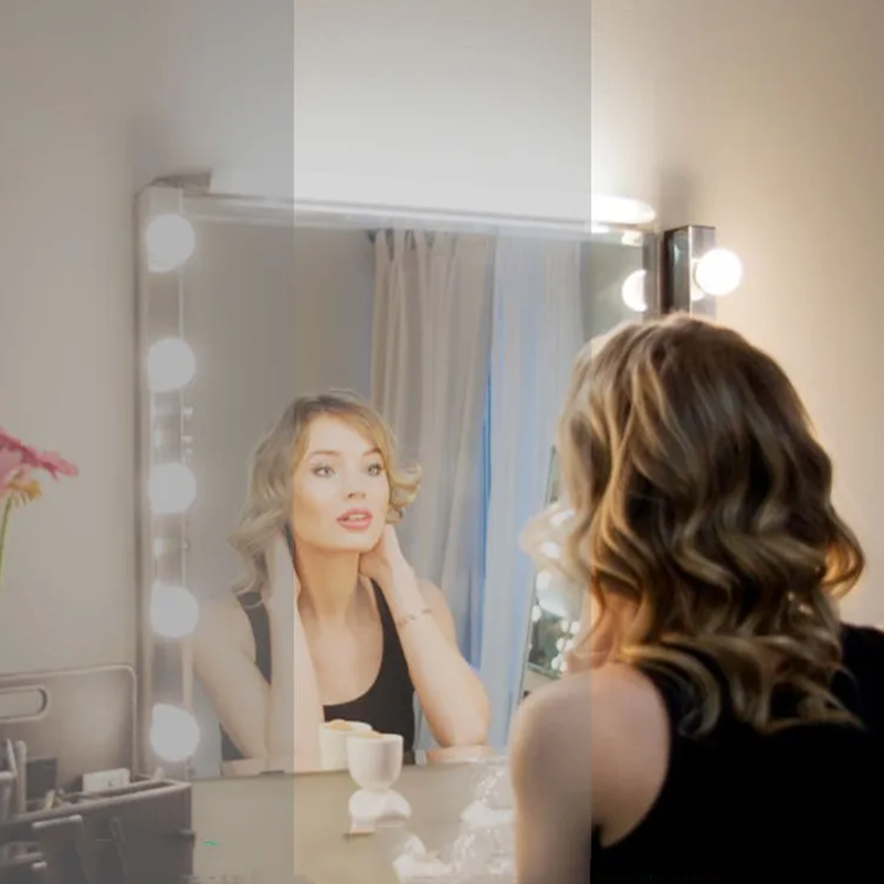 LED Mirror Makeup Mirror w/Lig - Dressing Table Vanity With Lighted Mirror ulasan dan harga