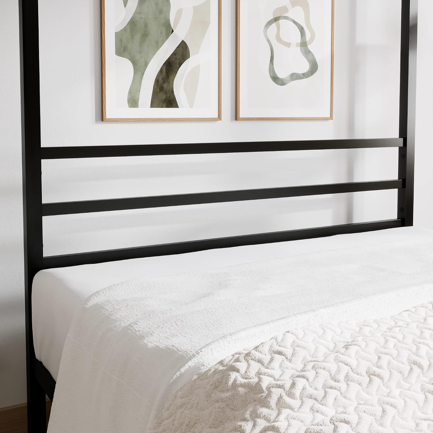 Queen Size Metal Canopy Bed Fr - Canopy Bed Frame Metal Queen ulasan dan harga